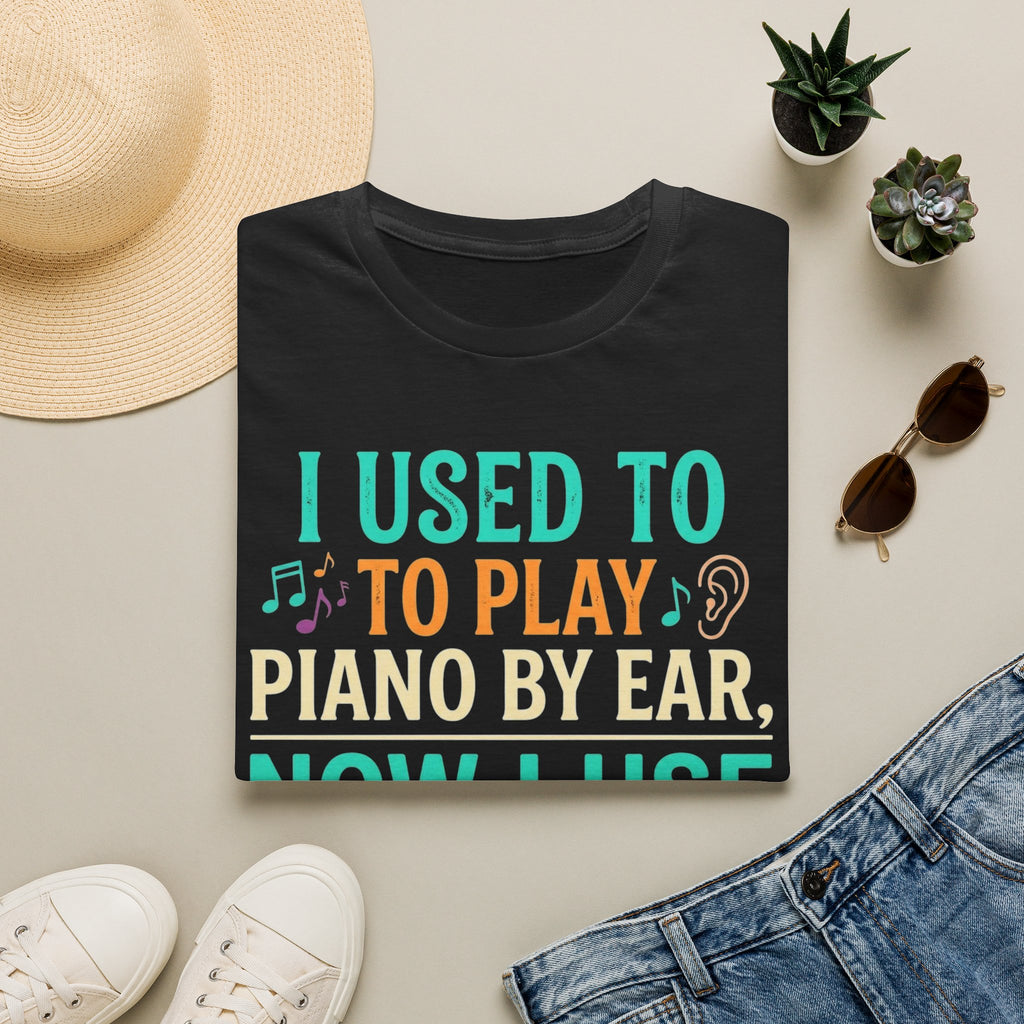 'I Used to Play Piano By Ear' Graphic Tee