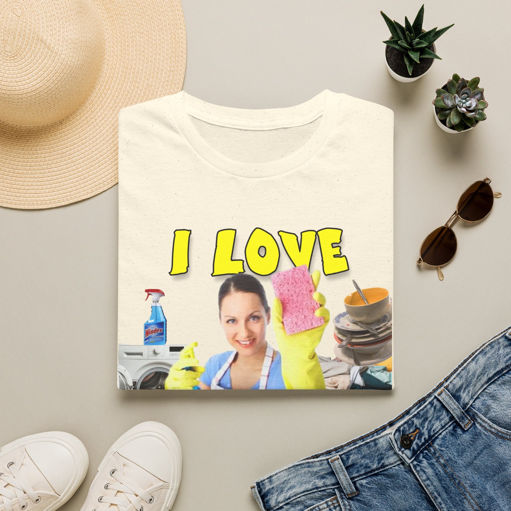 I Love Woman’s Sports Graphic T-Shirt