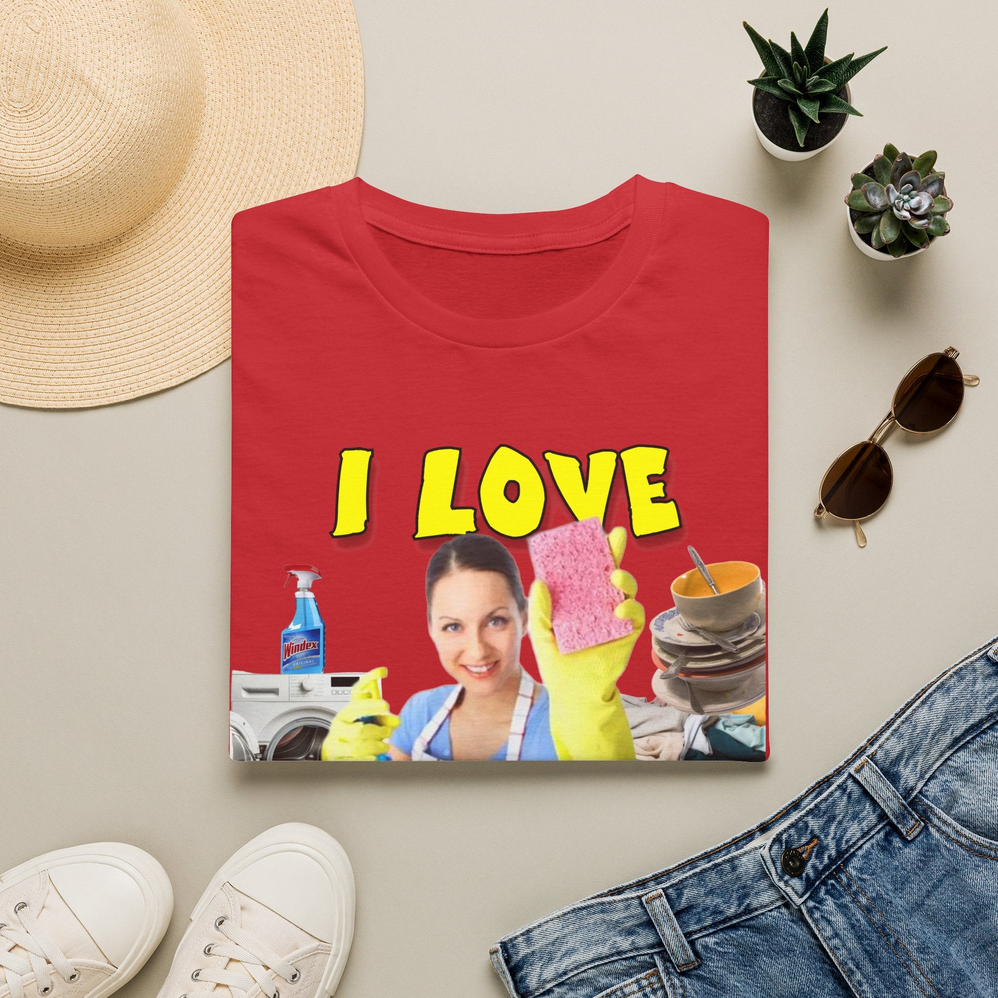 I Love Woman’s Sports Graphic T-Shirt