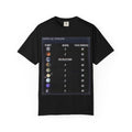 Planet Stats Black Printed T-Shirt