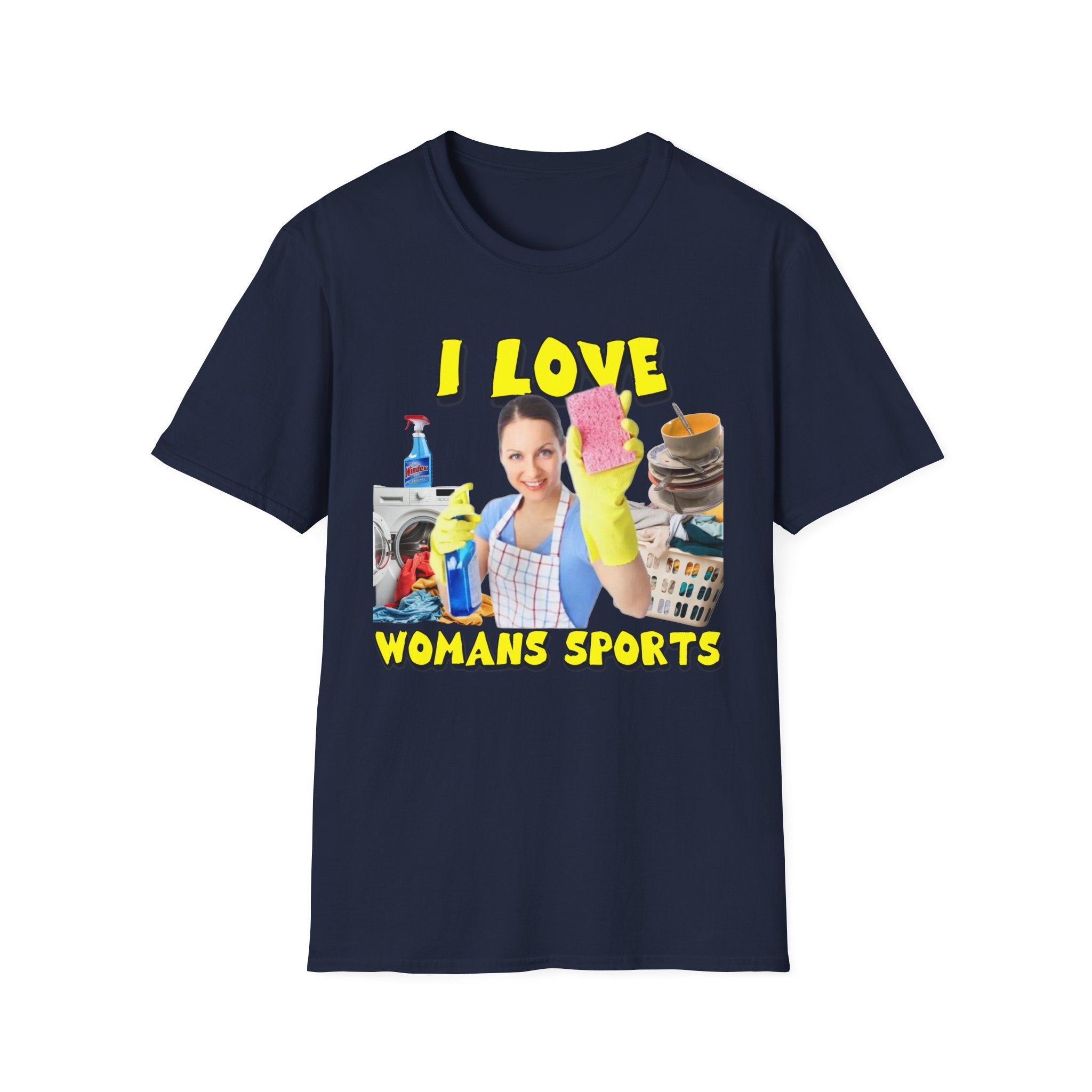 I Love Woman’s Sports Graphic T-Shirt