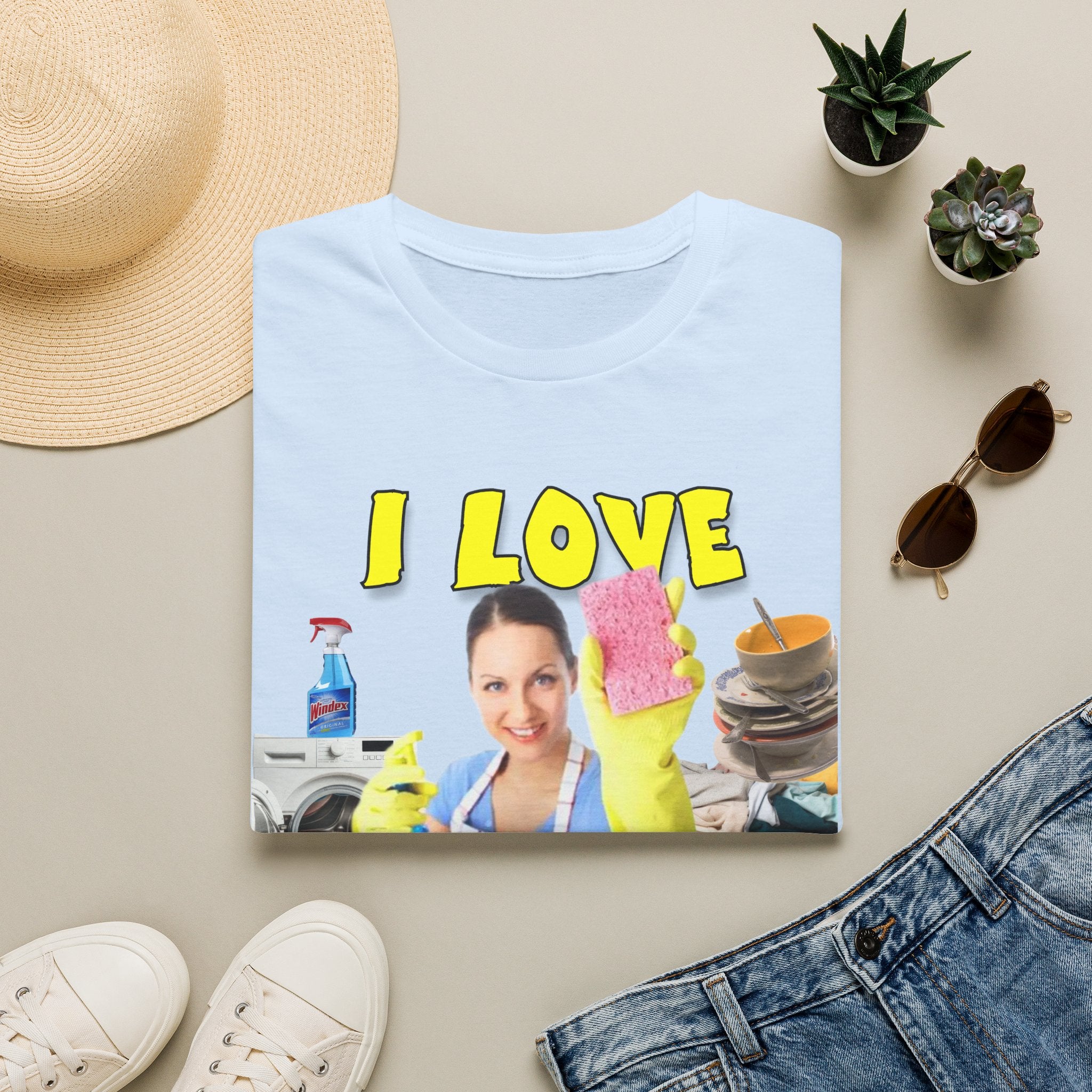 I Love Woman’s Sports Graphic T-Shirt