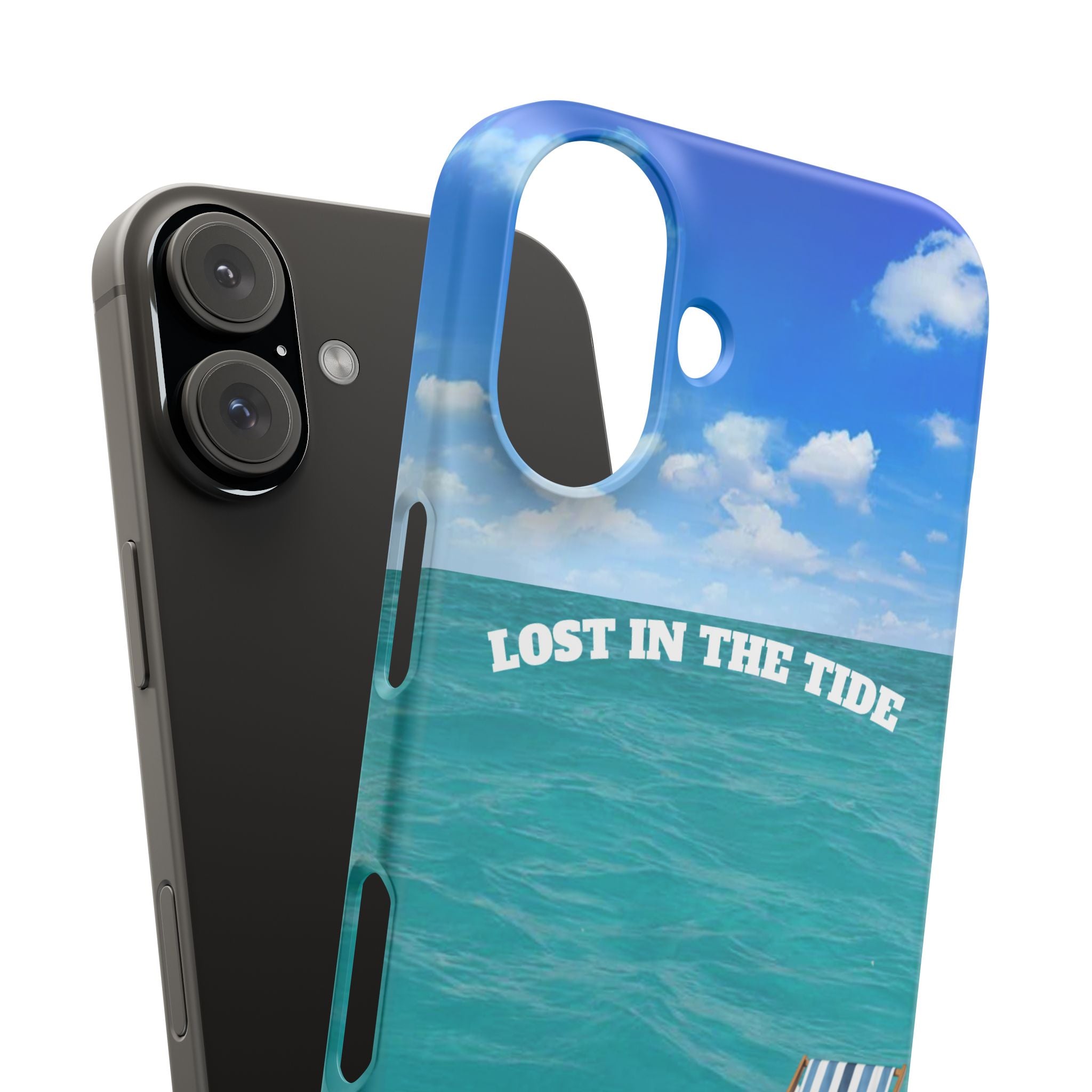 "Lost in the Tide" Beach Phone Case (Protective)