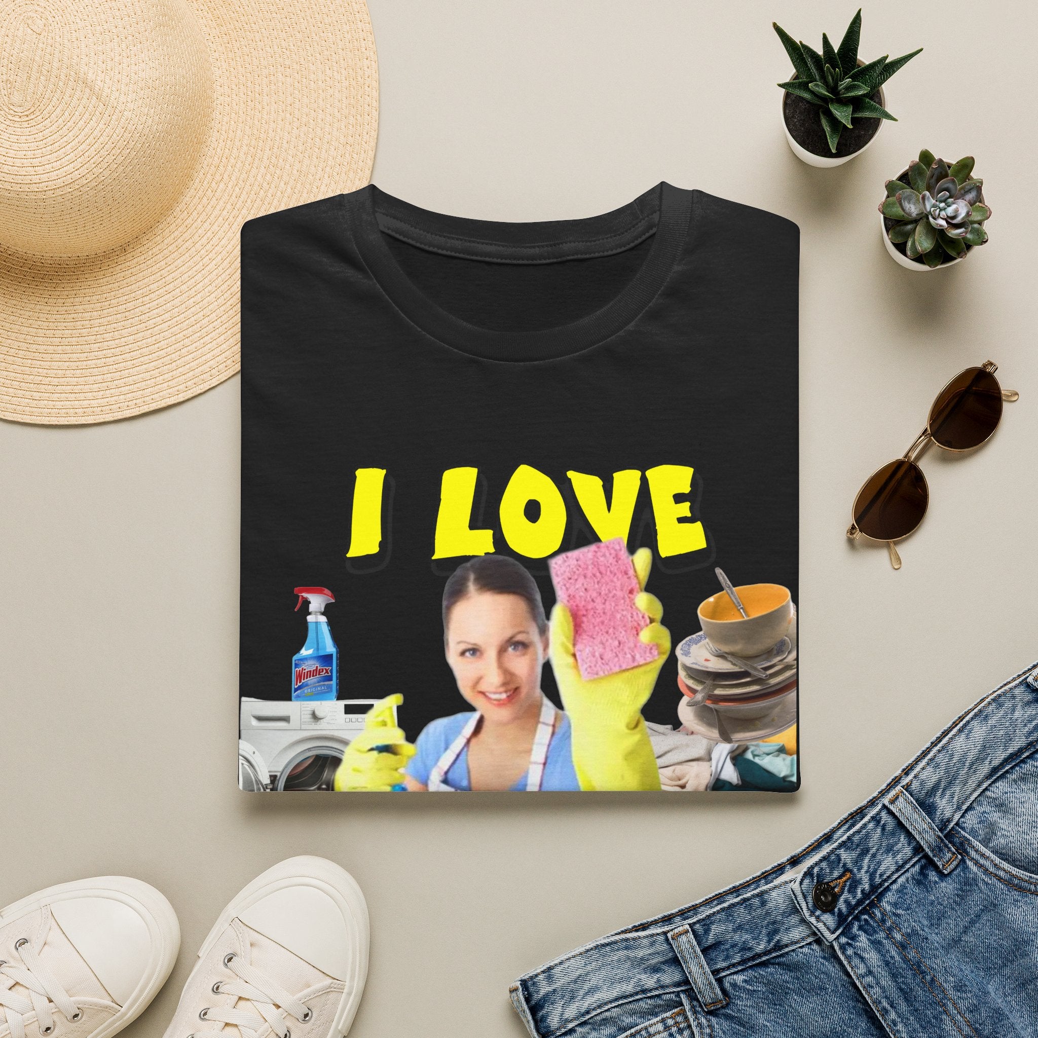 I Love Woman’s Sports Graphic T-Shirt