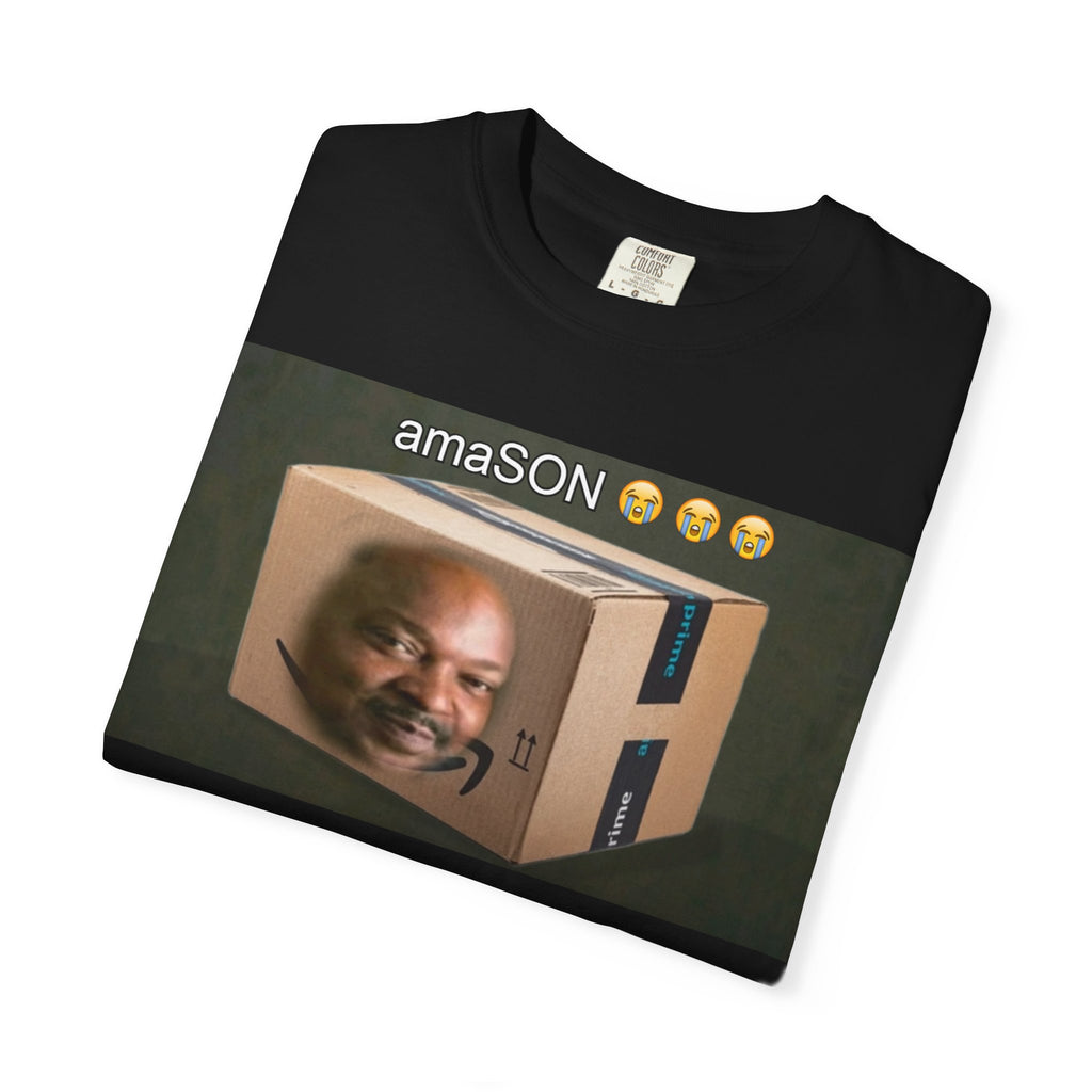 AmaSON Black Print T-Shirt