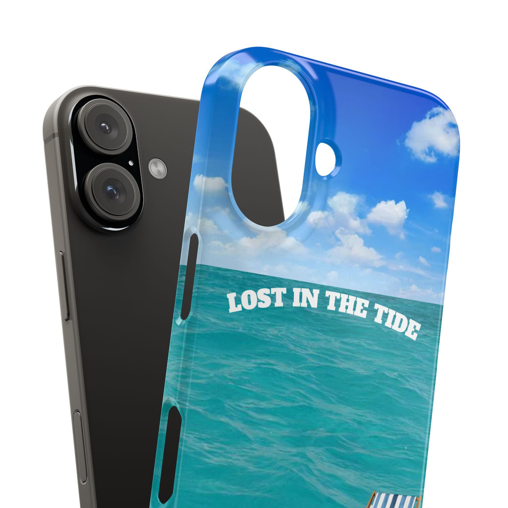 "Lost in the Tide" Beach Phone Case (Protective)