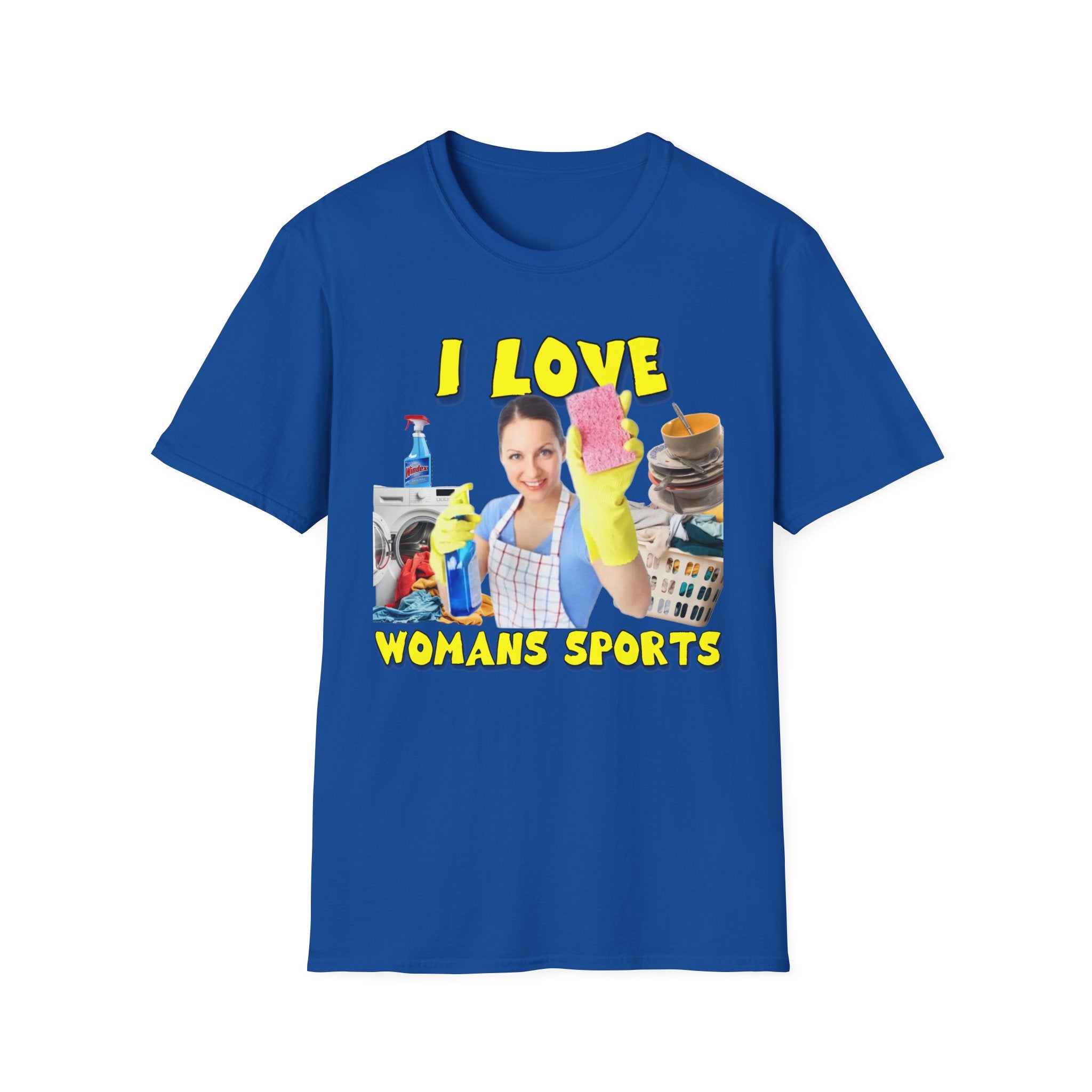 I Love Woman’s Sports Graphic T-Shirt