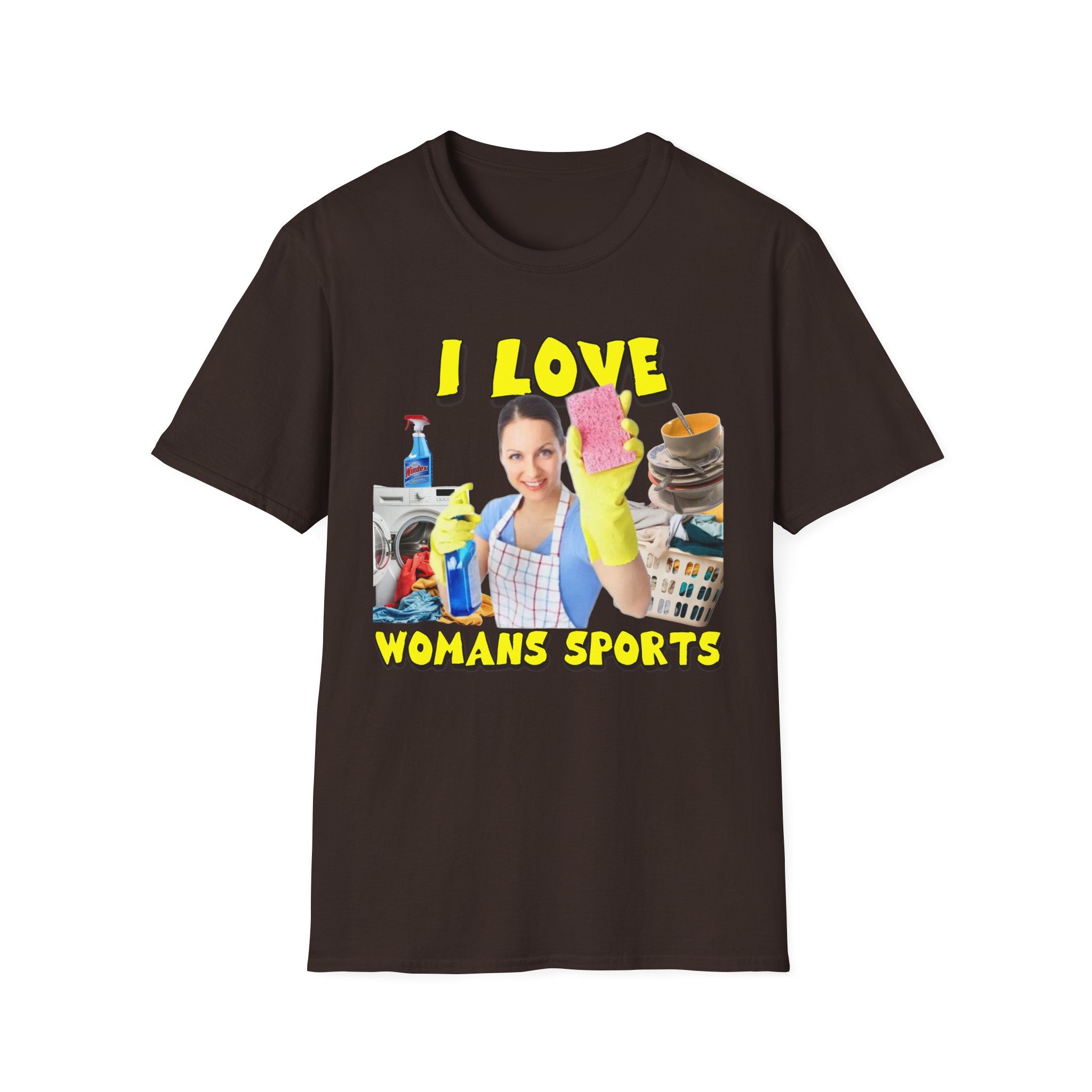 I Love Woman’s Sports Graphic T-Shirt