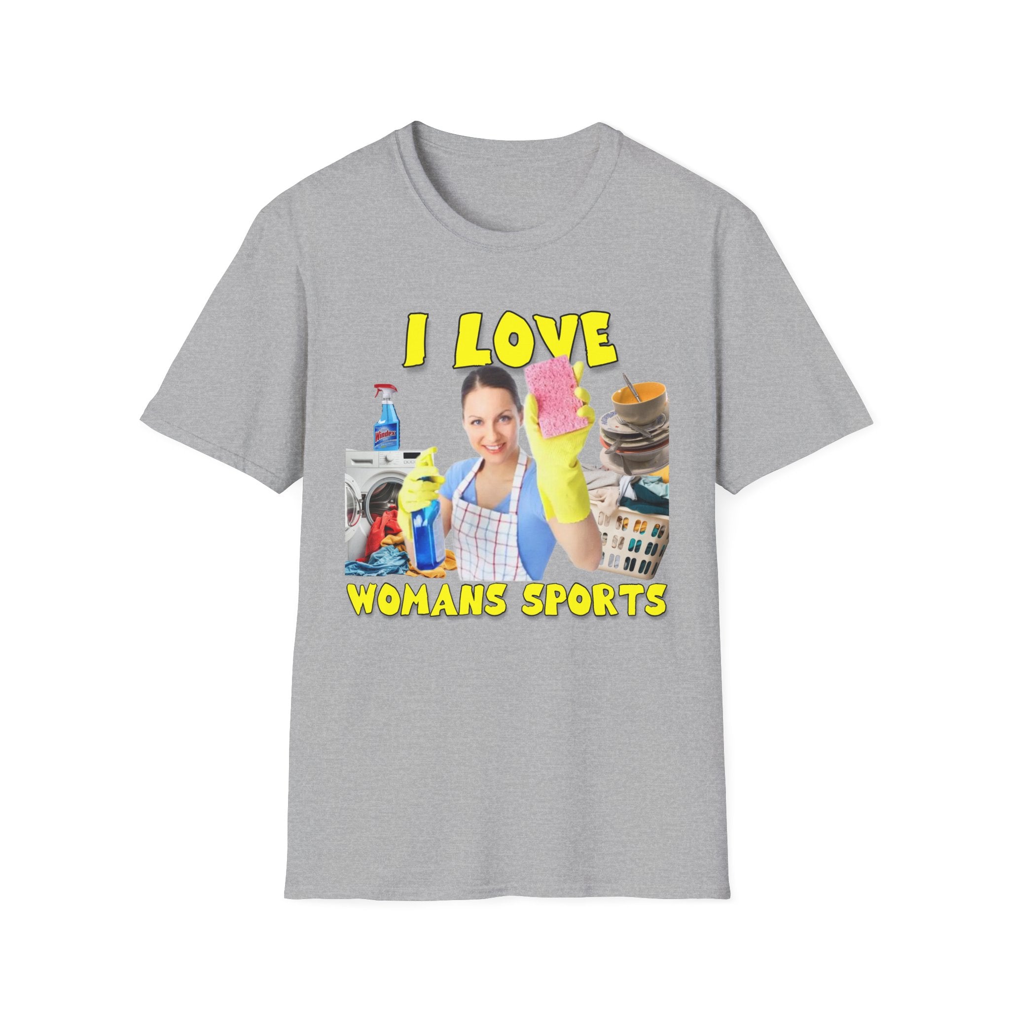 I Love Woman’s Sports Graphic T-Shirt
