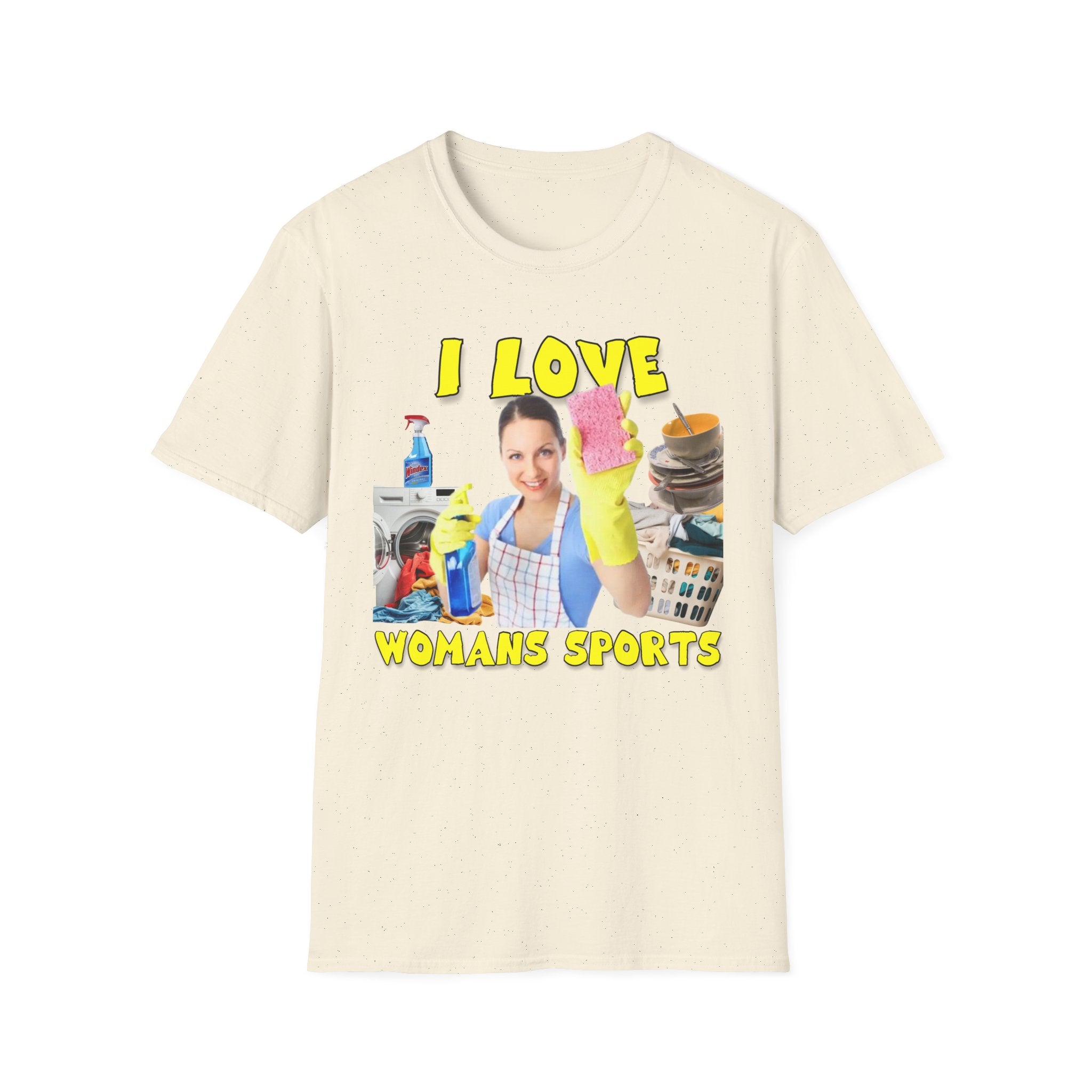 I Love Woman’s Sports Graphic T-Shirt