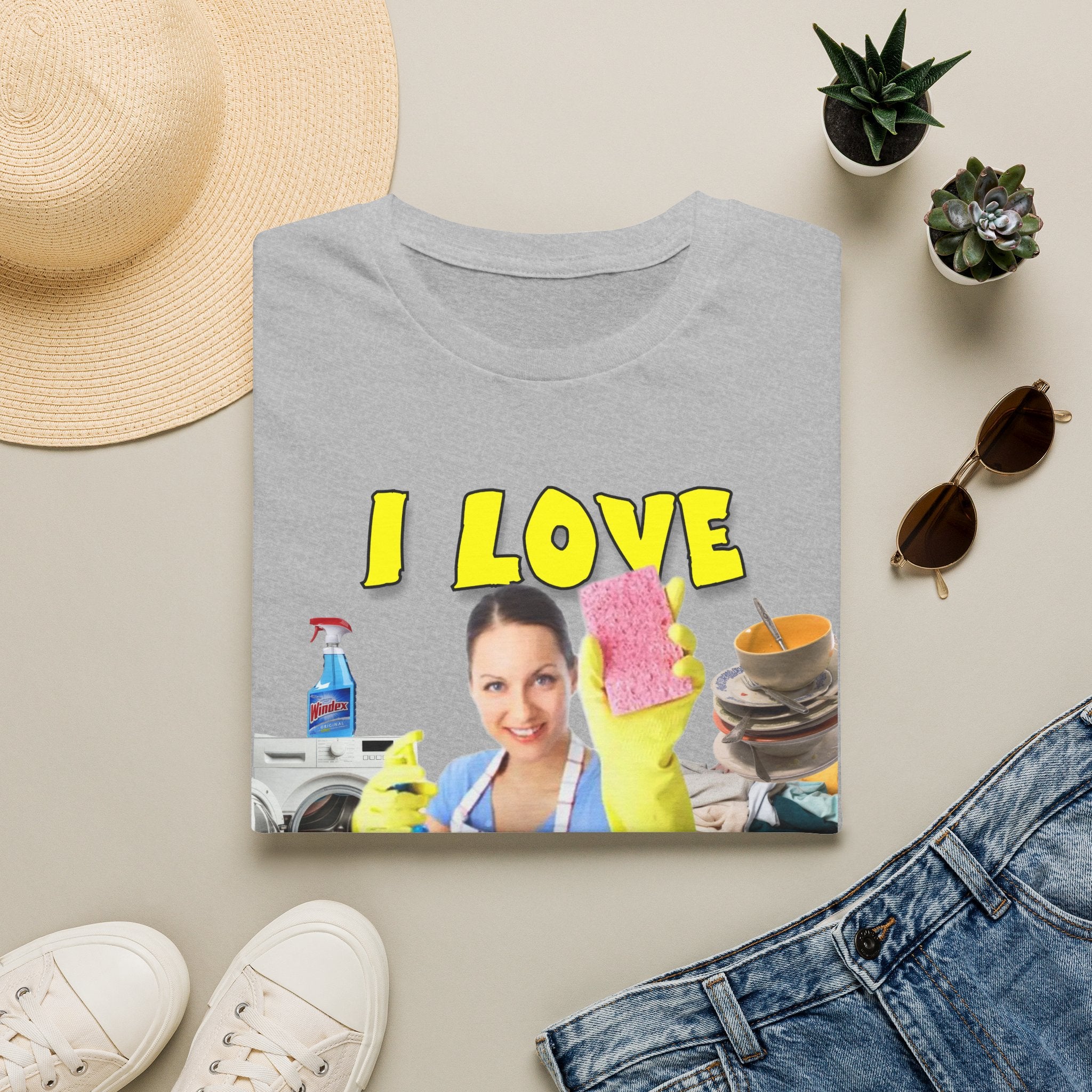 I Love Woman’s Sports Graphic T-Shirt