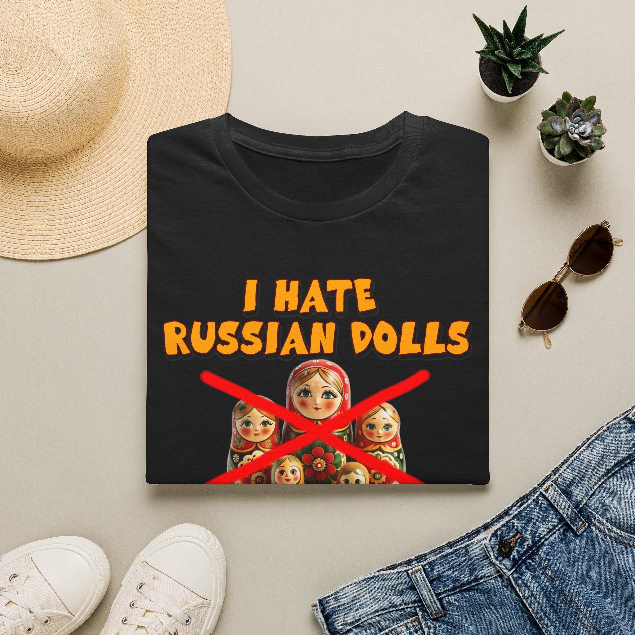 Anti-Russian Dolls Graphic T-Shirt