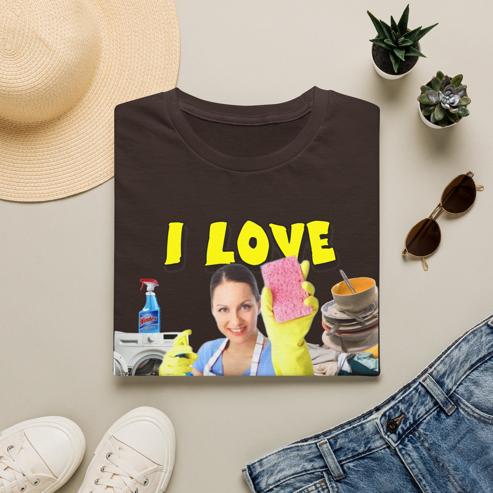 I Love Woman’s Sports Graphic T-Shirt