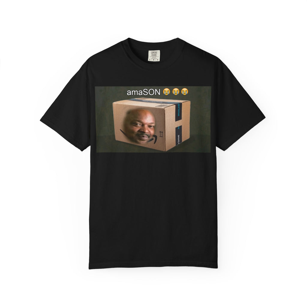 AmaSON Black Print T-Shirt