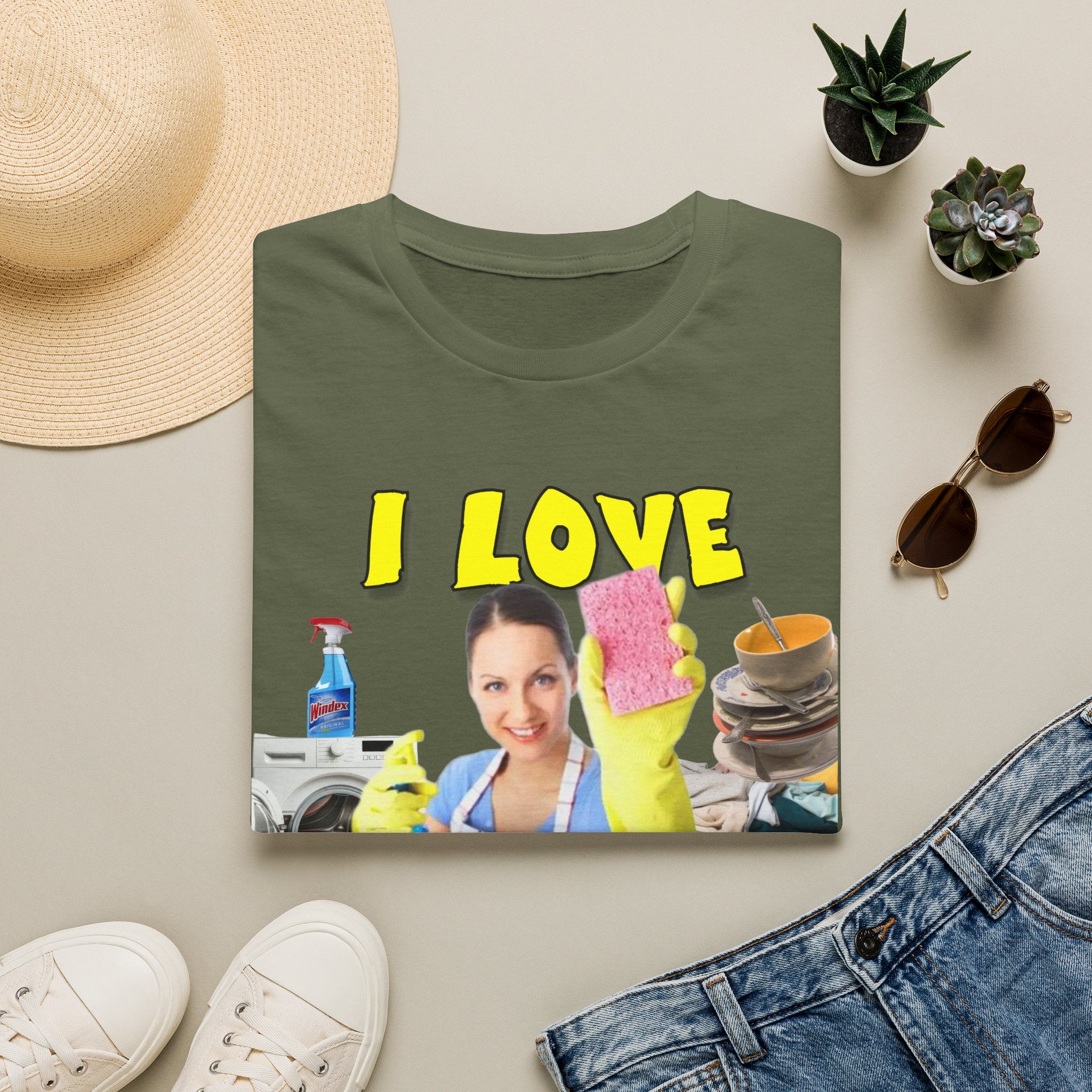 I Love Woman’s Sports Graphic T-Shirt