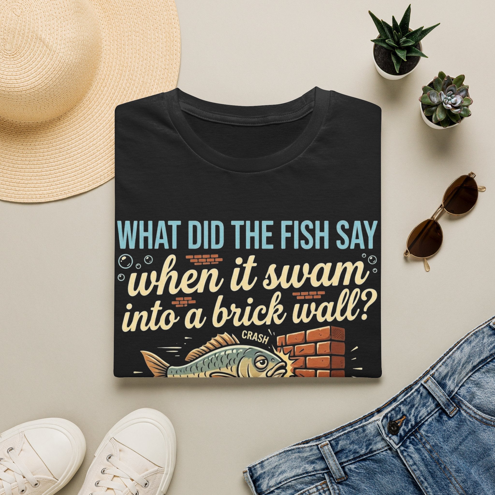 'What Did The Fish Say' Graphic Tee