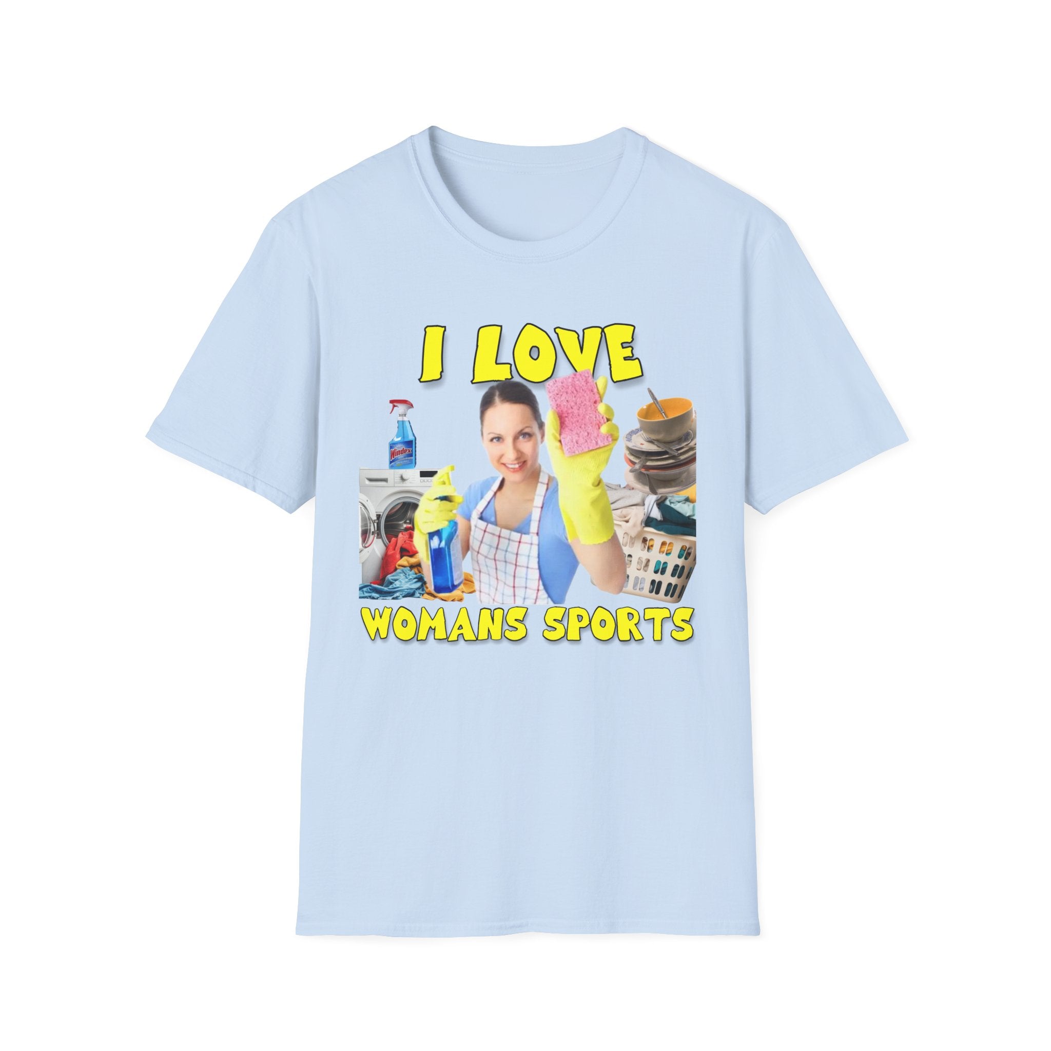 I Love Woman’s Sports Graphic T-Shirt