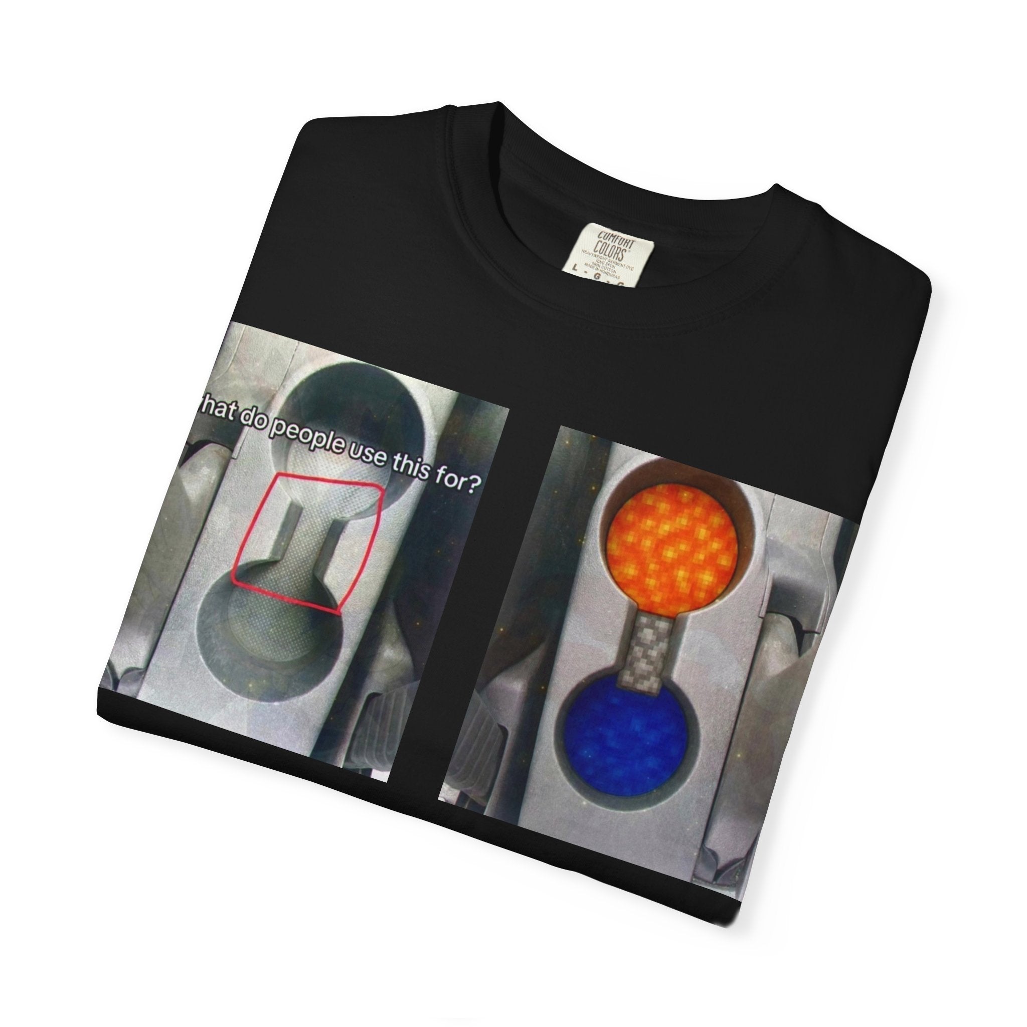 Cobblestone Generator Black Printed T-Shirt