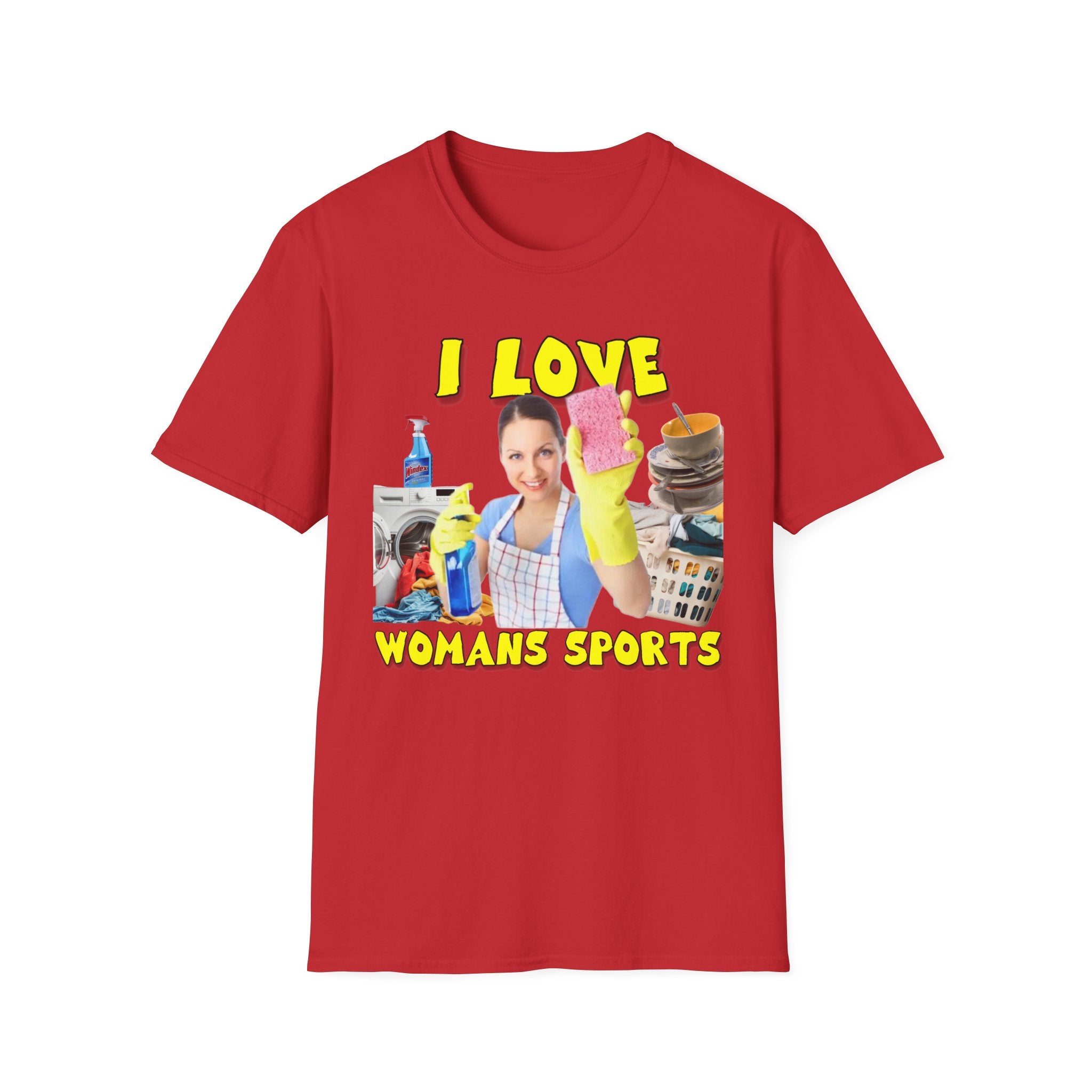I Love Woman’s Sports Graphic T-Shirt